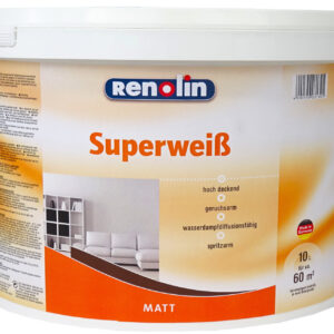 Renolin Superweiss balti sienų ir lubų dažai