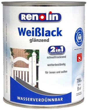 Renolin 2in1 blizgus baltas lakas