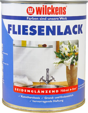 Wilckens pusiau blizgūs plytelių dažai, balti