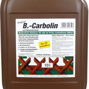 B.-Carbolin medienos lazūra lauko darbams, medžio ruda