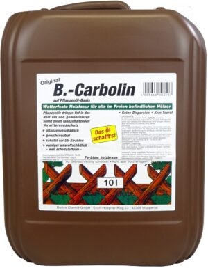 B.-Carbolin medienos lazūra lauko darbams, medžio ruda